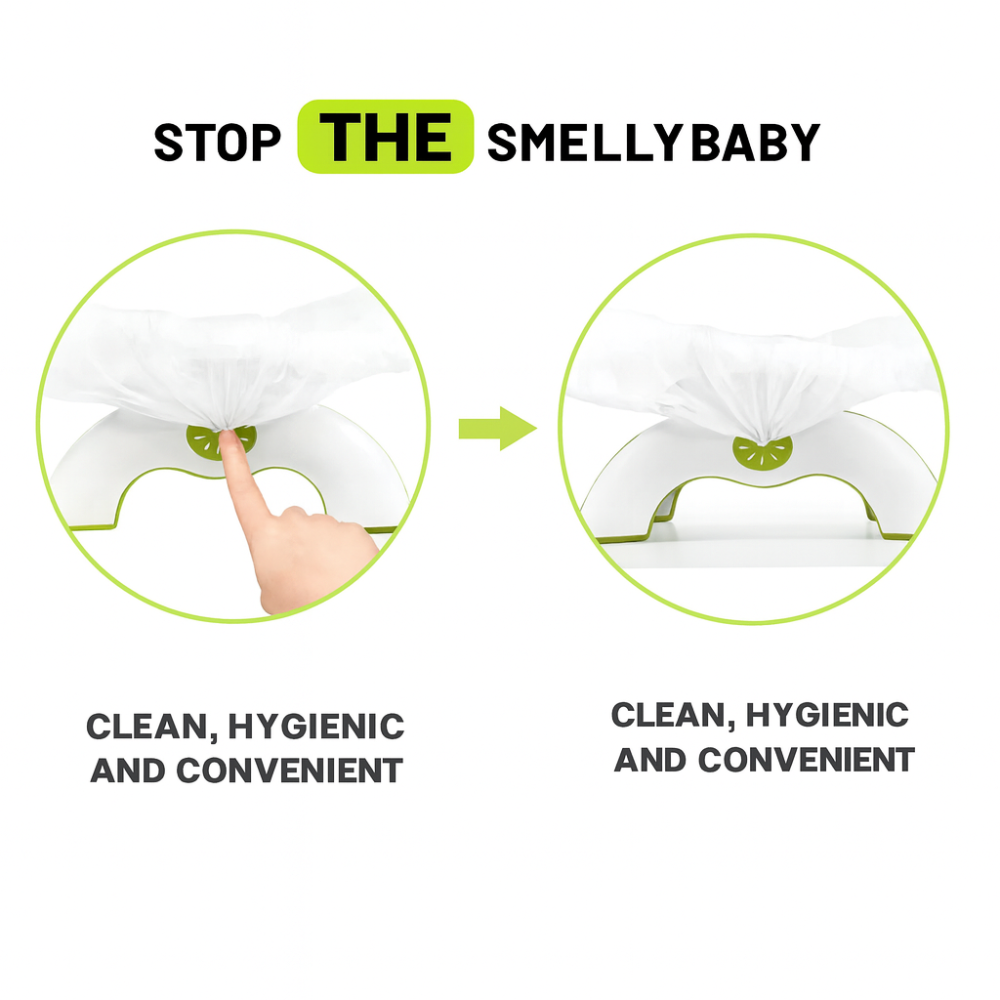 Oval Foldable Kids Potty