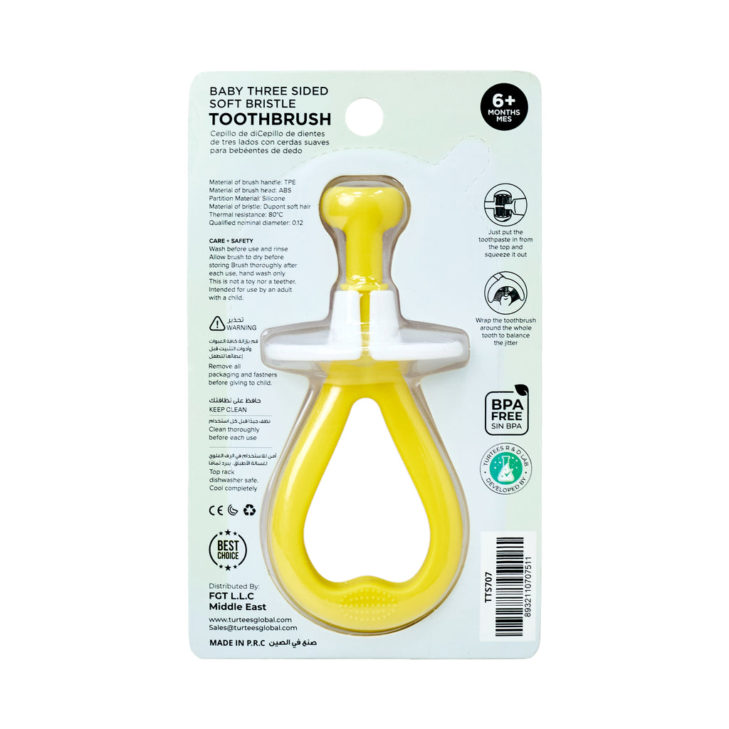 3-Sided Baby Toothbrush (6+ Months)