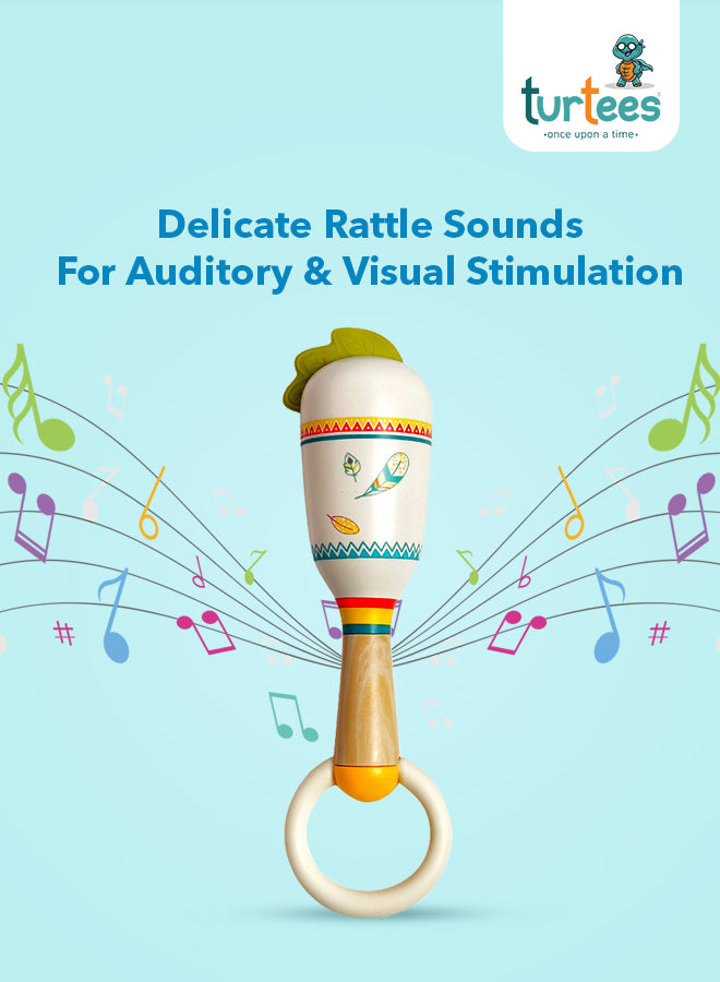 turtees Peacock Rattle