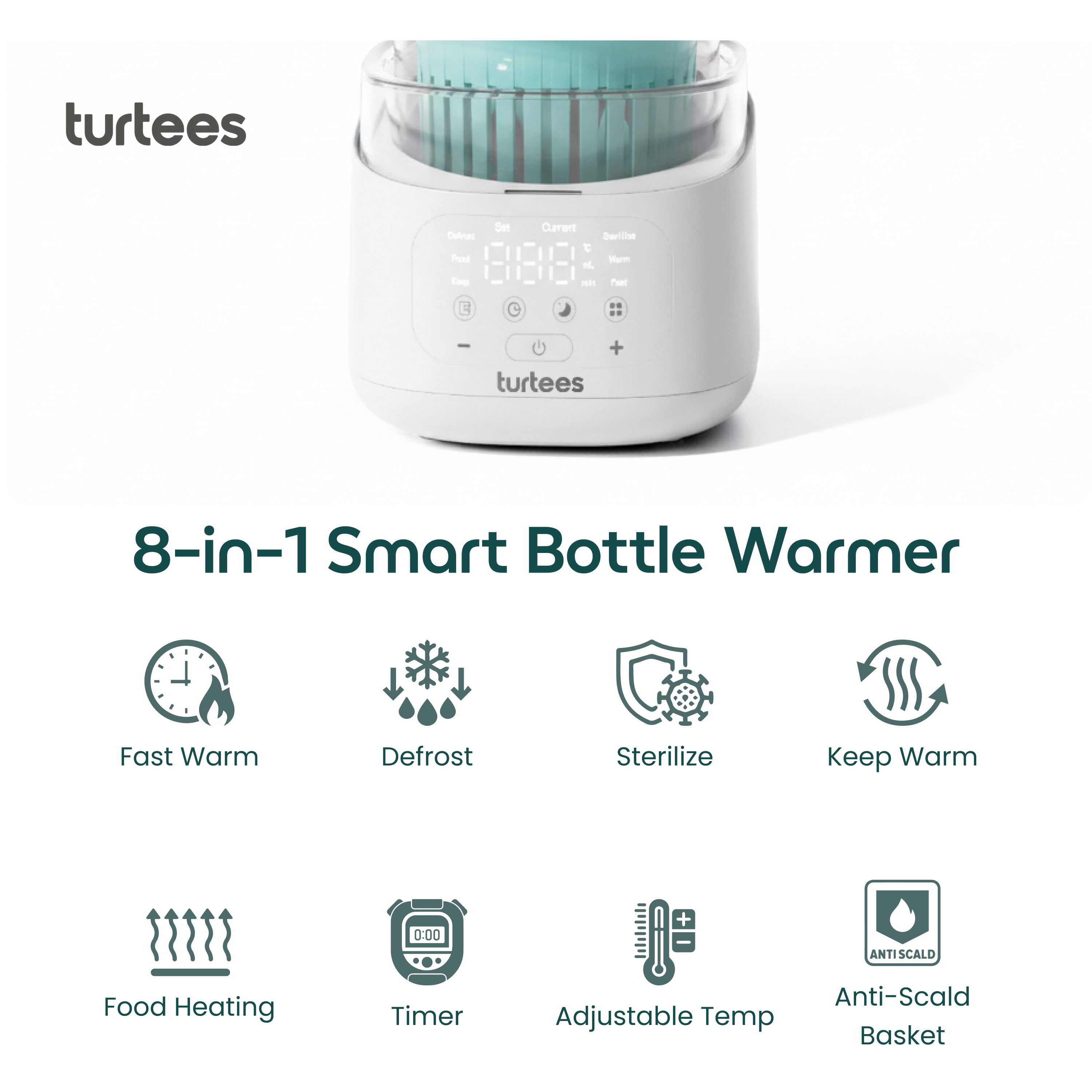 Turtees Quick-Warm Bottle Warmer