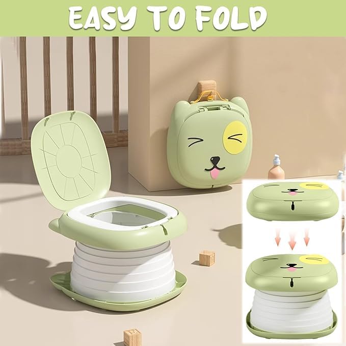 Yellow 3-in-1 Portable Travel Potty