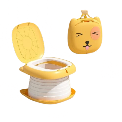 Yellow 3-in-1 Portable Travel Potty
